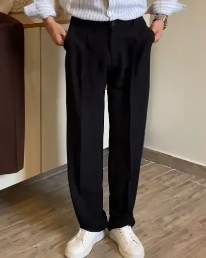 Classic wide-leg pants
